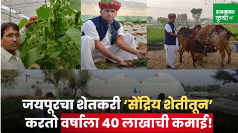 Farmers Success Story जयपूरचा शेतकरी ‘सेंद्रिय शेतीतून करतो वर्षाला