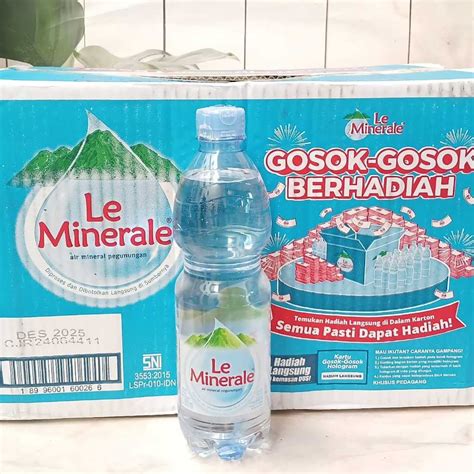 Jual Le Minerale Kartonan Isi 24 X 600ml Shopee Indonesia