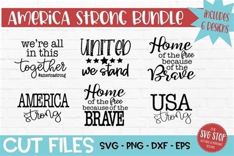 Patriotic SVG Bundle | USA T-shirt Designs