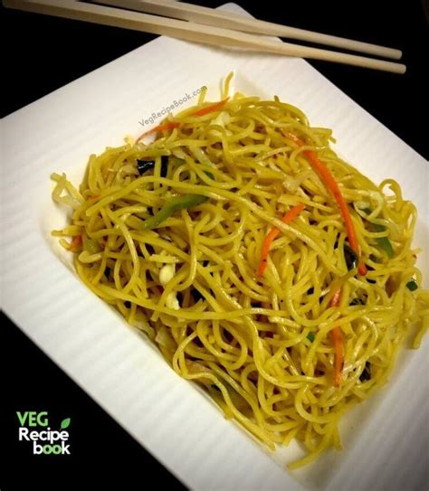 Veg Hakka Noodles Recipe Restaurant Style Hakka Noodle Tgk