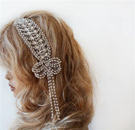 Wedding Rhinestone Headband Bridal Headband Bridal By Adbrdal 75 00