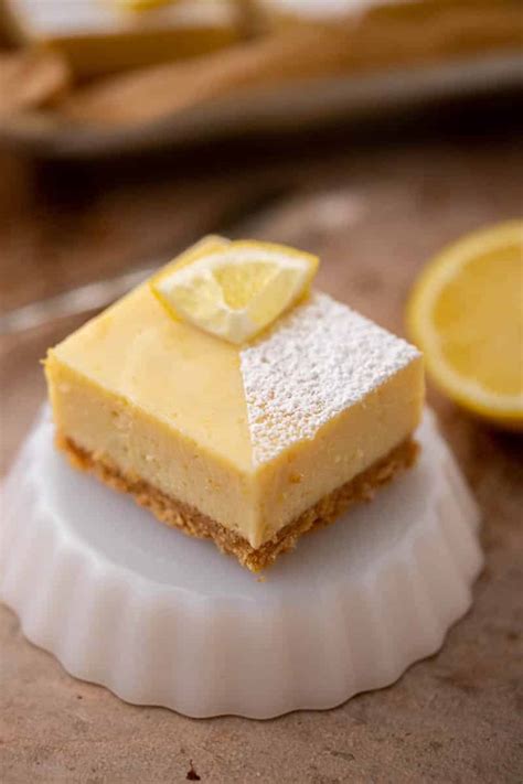 Lemon Bars With Graham Cracker Crust Lifestyle Of A Foodie