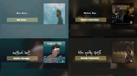 Best Sinhala Songs Collection Manoparakata Heart Touching YouTube