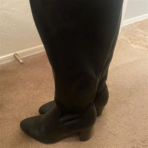 Women S Black Boots Depop