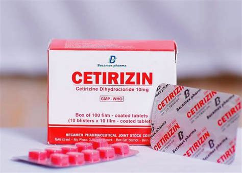 Cetirizin 10mg Là Thuốc Gì Giá Bao Nhiêu Và Những Chú ý Khi Dùng 60s