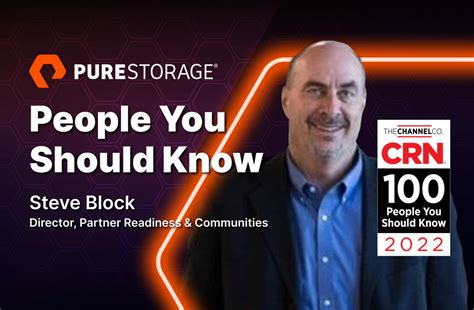 Steve Block Named To Crns People You Should Know Pure Storage Blog