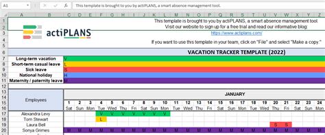 Pto Tracker Excel Templates Templates Superior Option