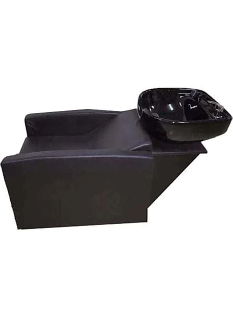 Black Leather Hair Wash Chair For Parlour Size X Fit At Rs