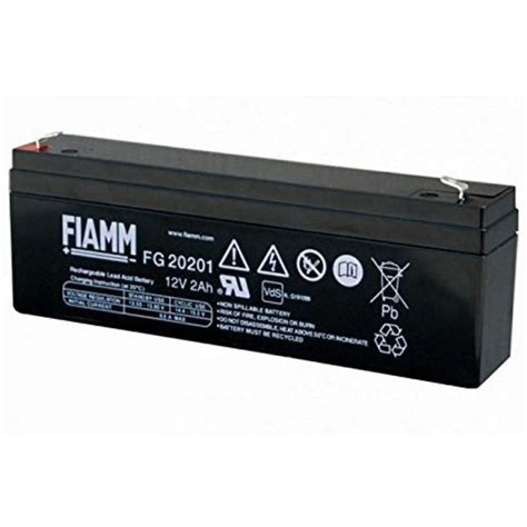 Batteria Al Piombo 12V 2Ah Faston 4 8mm FIAMM IC FG20201