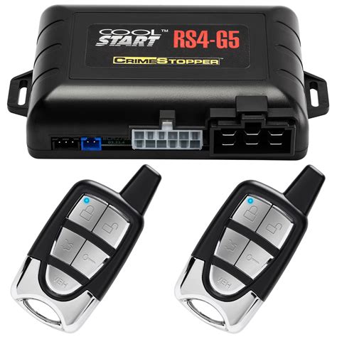 Crimestopper Cool Start RS4-G5 1-Way Remote Start and Keyless Entry System with Trunk Pop and 5 ...