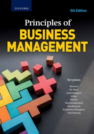 Ebook Principles Of Business Management Ed 5 Sherwood Books