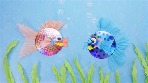 Make Your Own Fish Aquarium Using Cds Super Simple