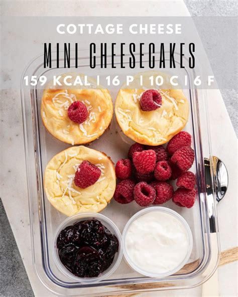 Mini Cottage Cheese Cheesecakes Fit Diary