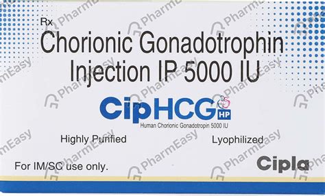 Buy Ciphcg Hp 5000 IU Powder For Injection 1 Online At Flat 15 OFF