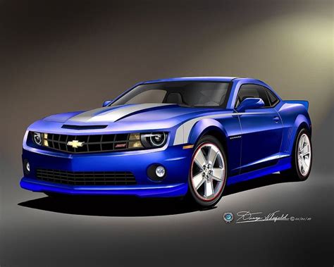 2010 2011 Chevrolet Camaro Art Prints By Danny Whitfield Comes In 8