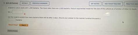 Solved Points Details Previous Answers My Notes Chegg