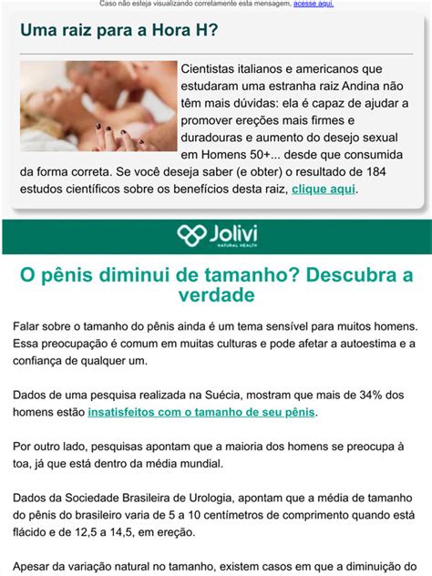 Jolivi Natural Health Isso aqui diminui o tamanho do seu amigão Milled