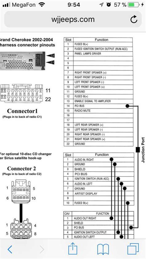 Wiring Diagram For 2005 Jeep Grand Cherokee Stereo