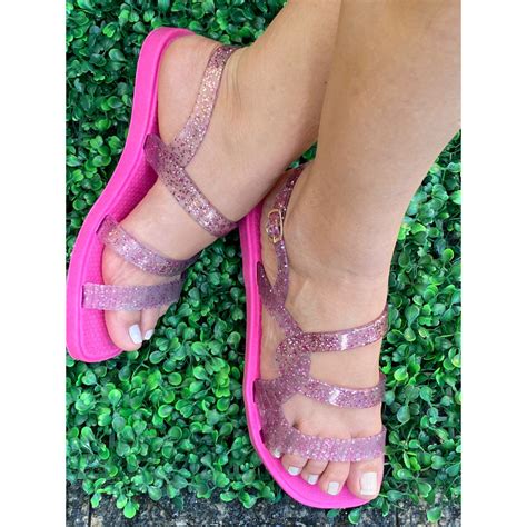 Sand Lia Feminina Papete Birken Brilho Glitter Percata Rasteirinha