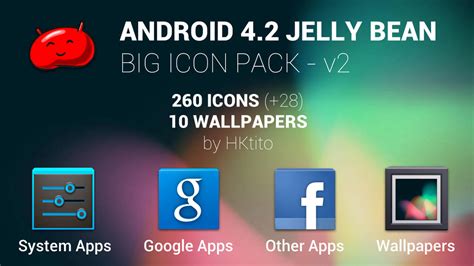 Android 4 2 Jelly Bean Big Icon Pack V2 By Hktorito On Deviantart