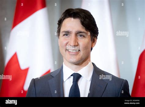 Canadian Prime Minister Justin Trudeau Meets Polish Prime Minister