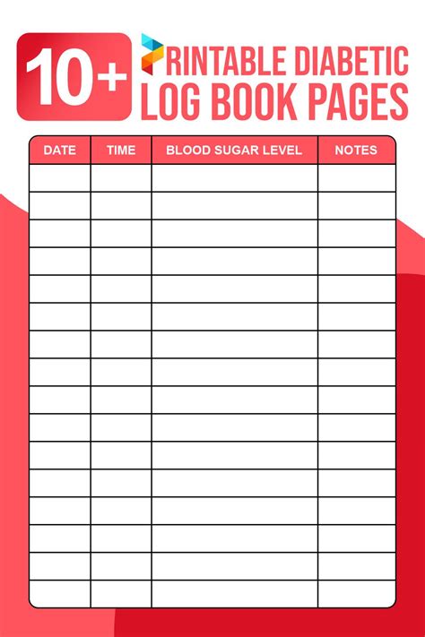 Printable Diabetes Log Book Printable Word Searches