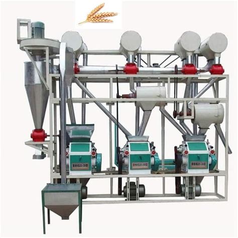 High Efficiency Grain Processing Machinery 10 15 Ton Wheat Flour Mill