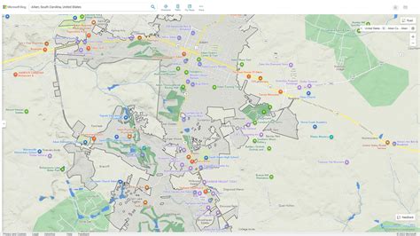 Aiken South Carolina Map