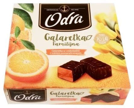 Odra Galaretka Familijna W Czekoladzie Z Sokiem Pomara Czowym