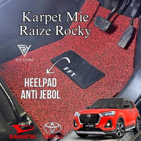 Jual Karpet Mobil Mie Bihun Raize Rocky Full Set Bagasi Shopee Indonesia