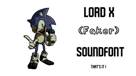 Lord X Faker Soundfont Friday Night Funkin Modding Tools