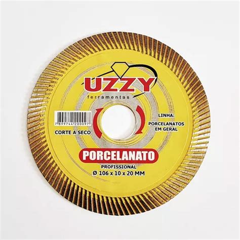 Disco De Corte Porcelanato X X Mm Uzzy Civil M Quinas E