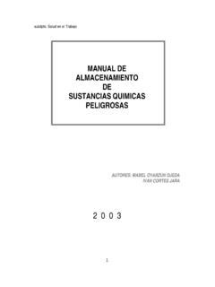 Manual De Almacenamiento De Sustancias Manual De