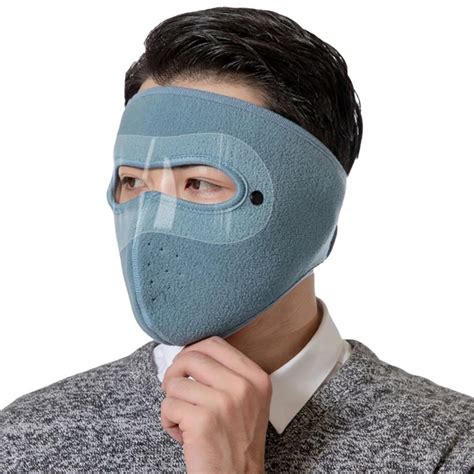 Buy Outdoor Full Face Mask Windproof Unisex Fleece Cycling Dust Masks