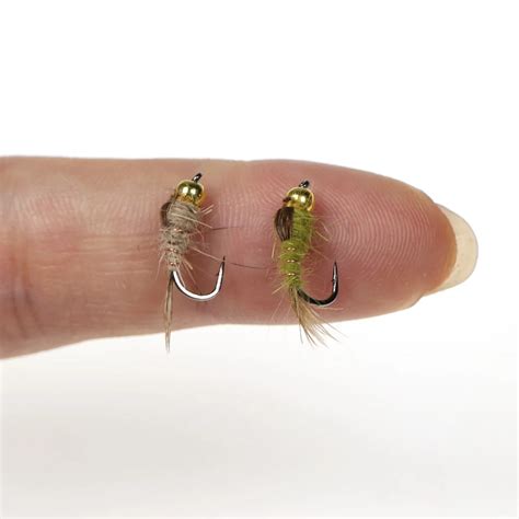 Brass Bead Head Gold Ribbed Hare S Ear Nymph Olive Gray Wet Fly Rainbow