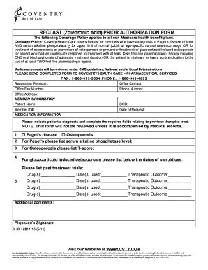 Anthem Prescription Drug Prior Authorization Request Form For Missouri