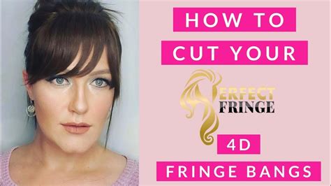 Cutting Fringe Bangs Into Perfectfringe 4d Fringe Fabricating Fringe Tutorial Youtube