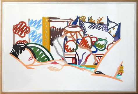 Tom Wesselmann Monica Nude with Cézanne at 1stDibs