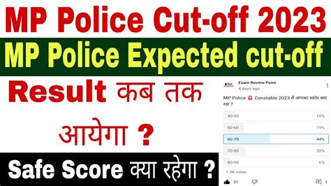 Mp Police Cut Off Mp Police Result Mp Police Constable