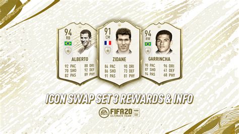 Fifa 20 Icon Swap Set 3 All Available Icons And Objectives