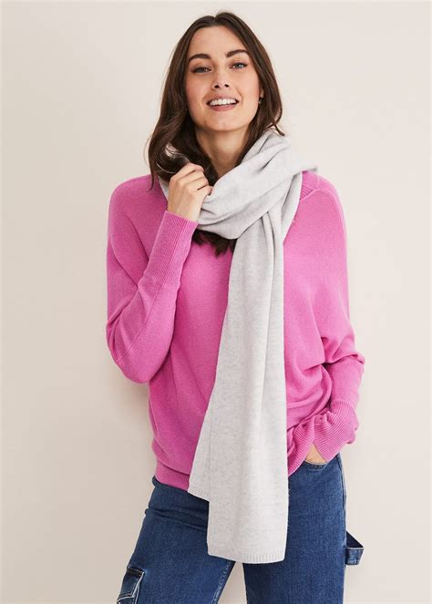 Wool Cashmere Scarf | Phase Eight AU