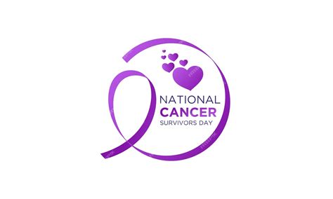 Premium Vector National Cancer Survivors Day Is Observed Every Year