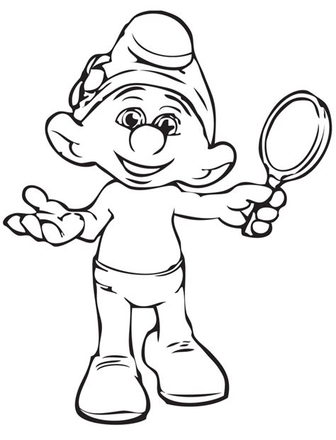 Desenho De Smurf Explorador Para Colorir Tudodesenhos The Best Porn