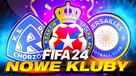 NOWE KLUBY KTÓRE ZOBACZYMY W FIFIE 24 EA FC YouTube