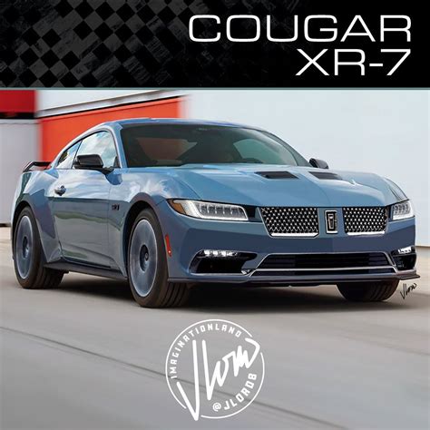 Digital Lincoln Mark X And Mercury Cougar Revivals Piggyback On Mustang