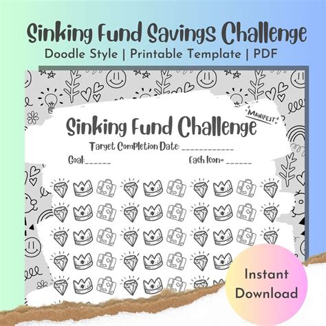 Sinking Fund Tracker Sinking Fund Savings Challenge Savings Planner