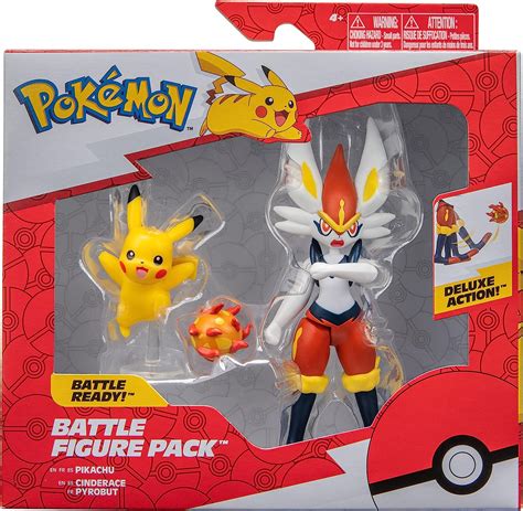 Pokemon Paquete De 2 Figuras De Batalla De Cenicienta De 45 Pulgadas Y