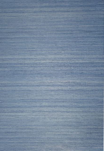 Modern Wallpaper Rustic Blue Faux Grasscloth Lines Textured Contemporary Wallpaper By