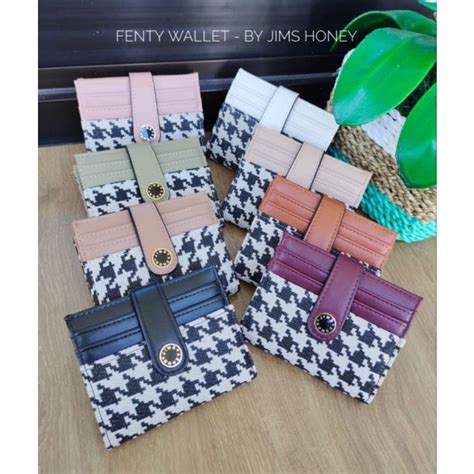 Jual FENTY WALLET JIMS HONEY DOMPET LIPAT MOTIF SIMPEL TIPIS Shopee