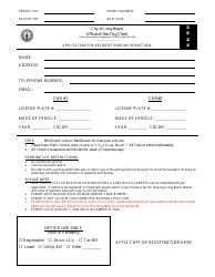 2022 City Of Long Beach New York Application For Commercial Parking